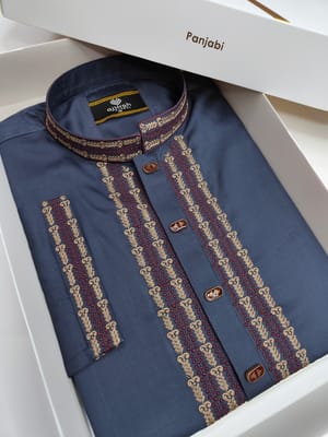 Majestic Heritage – Ajwah Exclusive Embroidered Panjabi_img_0