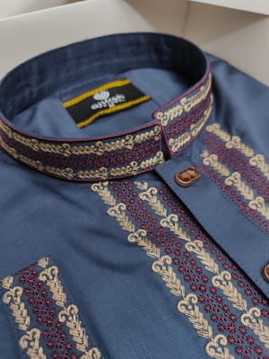 Majestic Heritage – Ajwah Exclusive Embroidered Panjabi_img_2