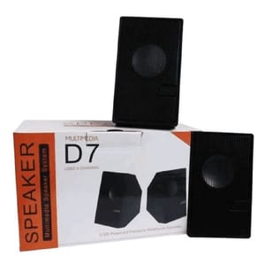 D7 Multimedia Wired Mini USB Speaker For Computer - Black_img_5