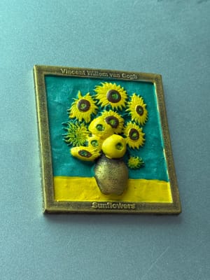 Sunflower Fridge Magnet