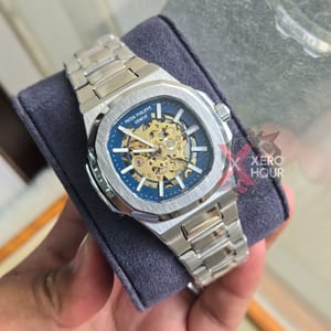 Patek Philippe | SS Body | Automatic Movement | Silver with blue dial_img_2