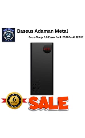 Baseus Adaman 20000mAh 22.5W Fast Charging QC 4.0