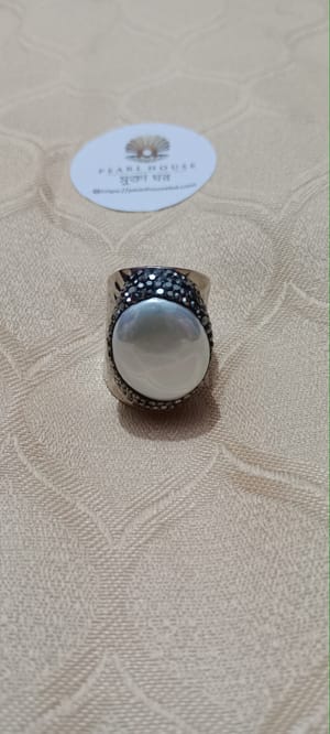 Adjustable Mother Pearl Finger Ring_img_0