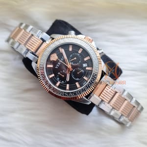 Versace | Dual Tone || Black Dial_img_2