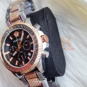 Versace | Dual Tone || Black Dial_img_3