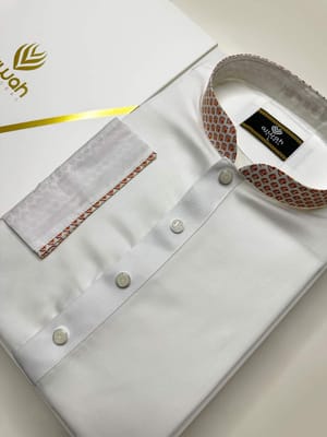 Elegant White with Warm Accents Panjabi_img_4