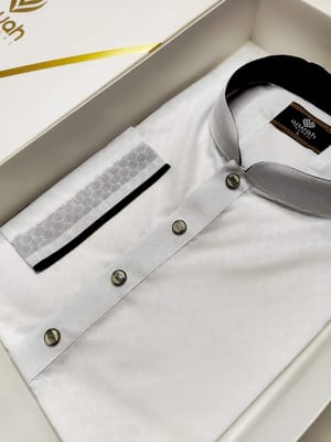 Ajwah Elite White Panjabi_img_2