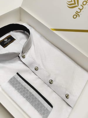 Ajwah Elite White Panjabi_img_4