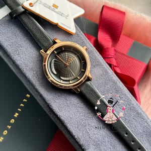 Xenlex || Leather Belt || Black & Gold Color || Flower Edition_img_2