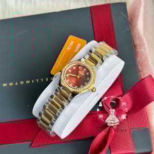 Caslex Original Brand || Stone Bezel || Red Wine Dial_img_1