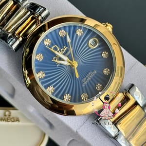 Omega || Wave Blue || Dual Tone || Gold Silver_img_1