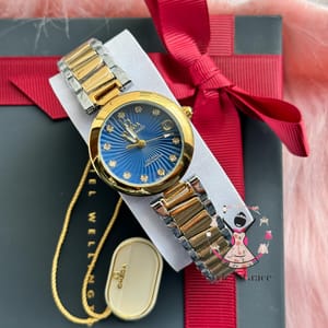 Omega || Wave Blue || Dual Tone || Gold Silver_img_2