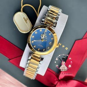 Omega || Wave Blue || Dual Tone || Gold Silver_img_3
