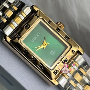 Gucci SS Watch || DT Green Dial_img_2