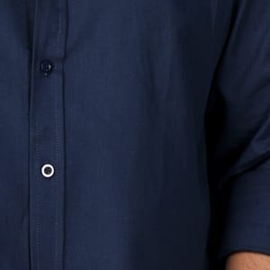 Men's Classic Navy Blue Shirt_img_2