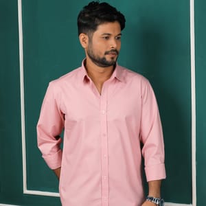 Gentle Pink Elegance Formal Shirt_img_1