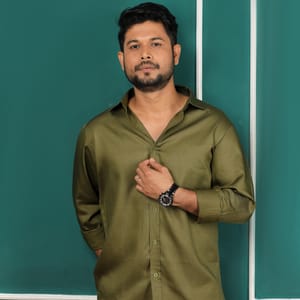 Forest Hues Causal Men's Shirt | Classic, Versatile & Perfect for Any Outfit_img_1