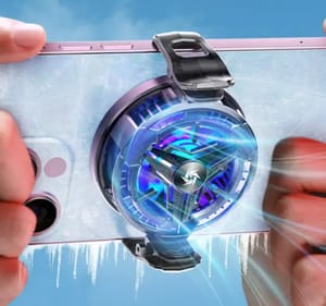 SL10 Mobile Phone Cooling Semiconductor Radiator Magnetic Mobile Phone Cooling Fan Gaming Cooler Temperature Display_img_1