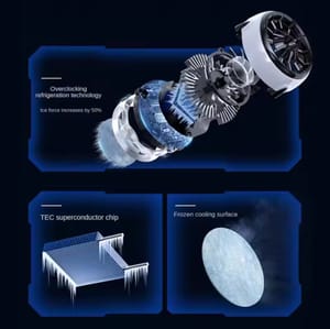 CX03 Phone Semiconductor Magnetic Cooler 15W Wireless Fast Charge_img_2