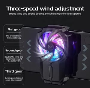 MEMO FL05 Cooling Fan Mobile Phonephone Cooler 700mah Mute Cooling Three-gear Wind Phone Cooler (Rechargeable)_img_1