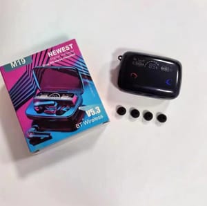 LED Digital Display Earbuds M19 BT5.3 Flashlight Function Headphone M19 With Power Bank_img_3