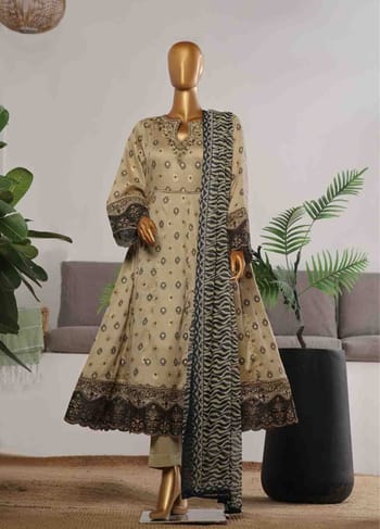 Bin Saeed Embroidered Frocks Jacquard Festive Collection