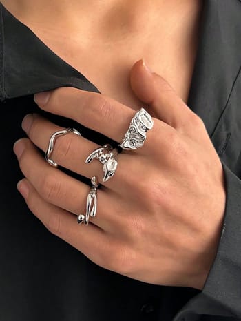 Liquid Metal Ring Collection