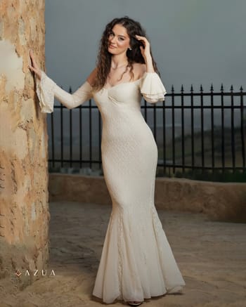 Ruffle Lace Maxi Dress