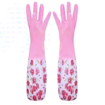 Regular Kitchen Cleaning Gloves KG-1428 ( Multi-Color )