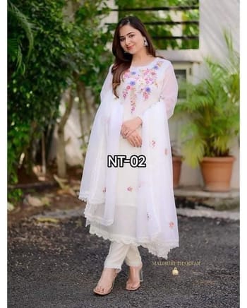 Indian Georgette Three piece Suit