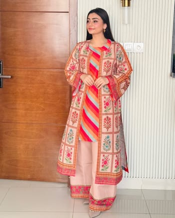 Khaddar Koti Three Piece