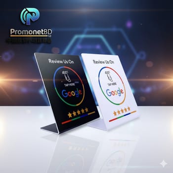 Google Review Stand - NTAG215 (Big)