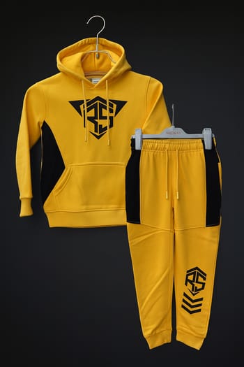 Kids Hoddie set ( RS Yellow)