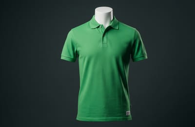 Premium Green Pique & Teal blue  Polo T-Shirt – Classic Fit