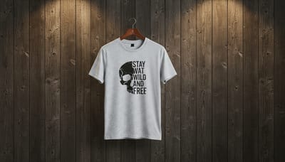 Comfortable Export ofwhite color print t-shirt