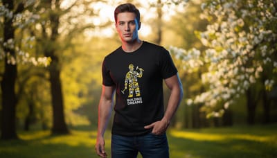 Building Dreams Graphic| Premium Men’s Construction & Architecture Export T-Shirt