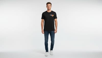 Men’s TRD Motorsport Racing Tee | Premium Black T-Shirt with Heritage Tri-Color Graphic
