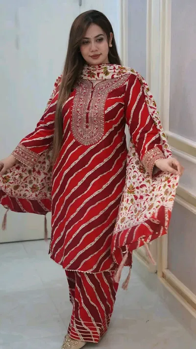 New Arrival Three Piece Set (Classy Red)