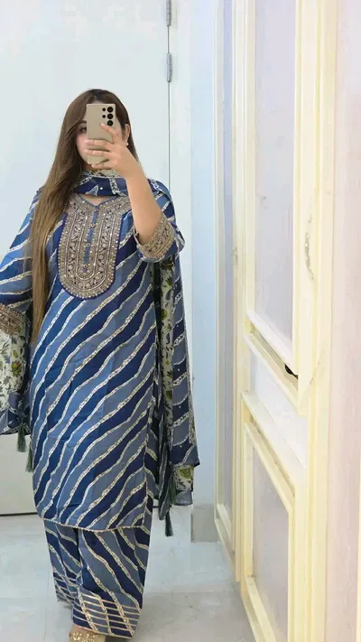 New Arrival Three Piece Set (Classy Blue)