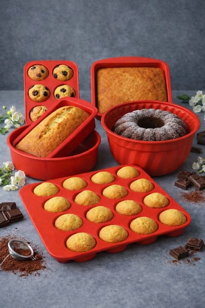 6-Piece Silicone Baking Pans Sets