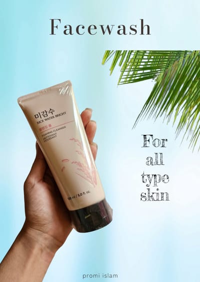 Faceshop rice facewash