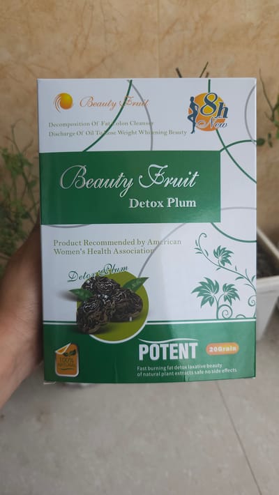 Beauty fruit detox plum