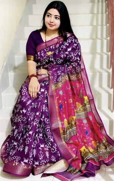 Kaftan Silk Sharee - Image 1