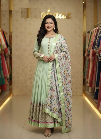 Jorjet Embroidery Party Dress - Image 4