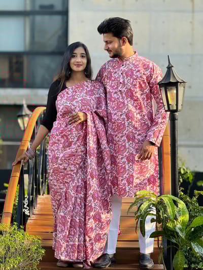 Sharee Panjabi Couple Dress - Image 2