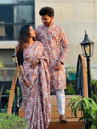 Sharee Panjabi Couple Dress - Image 3
