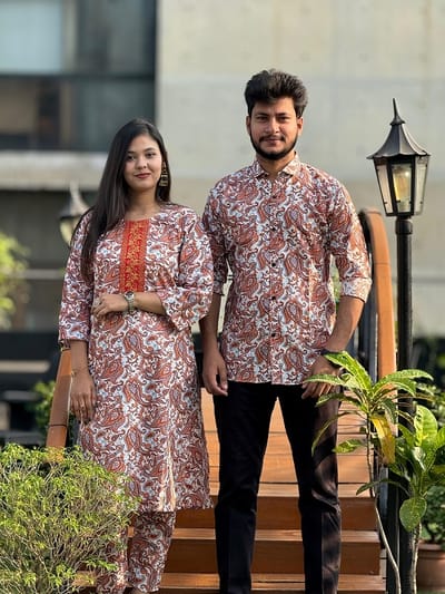 Premium Shirt Three Piece Couple Set - Image 17