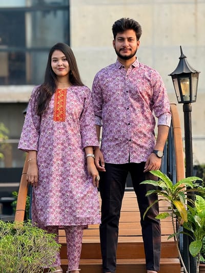 Premium Shirt Three Piece Couple Set - Image 16