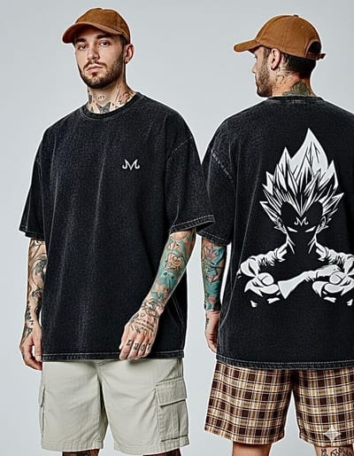 Premium Acid Wash Drop Shoulder TShirt - Image 11