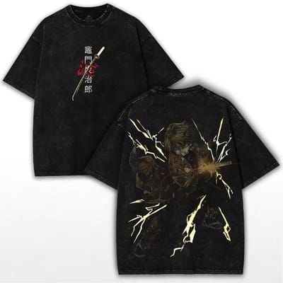 Premium Acid Wash Drop Shoulder TShirt - Image 3